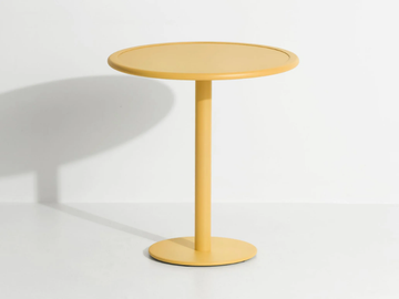WEEK-END - Round powder coated aluminium garden table by Petite Friture - view 2